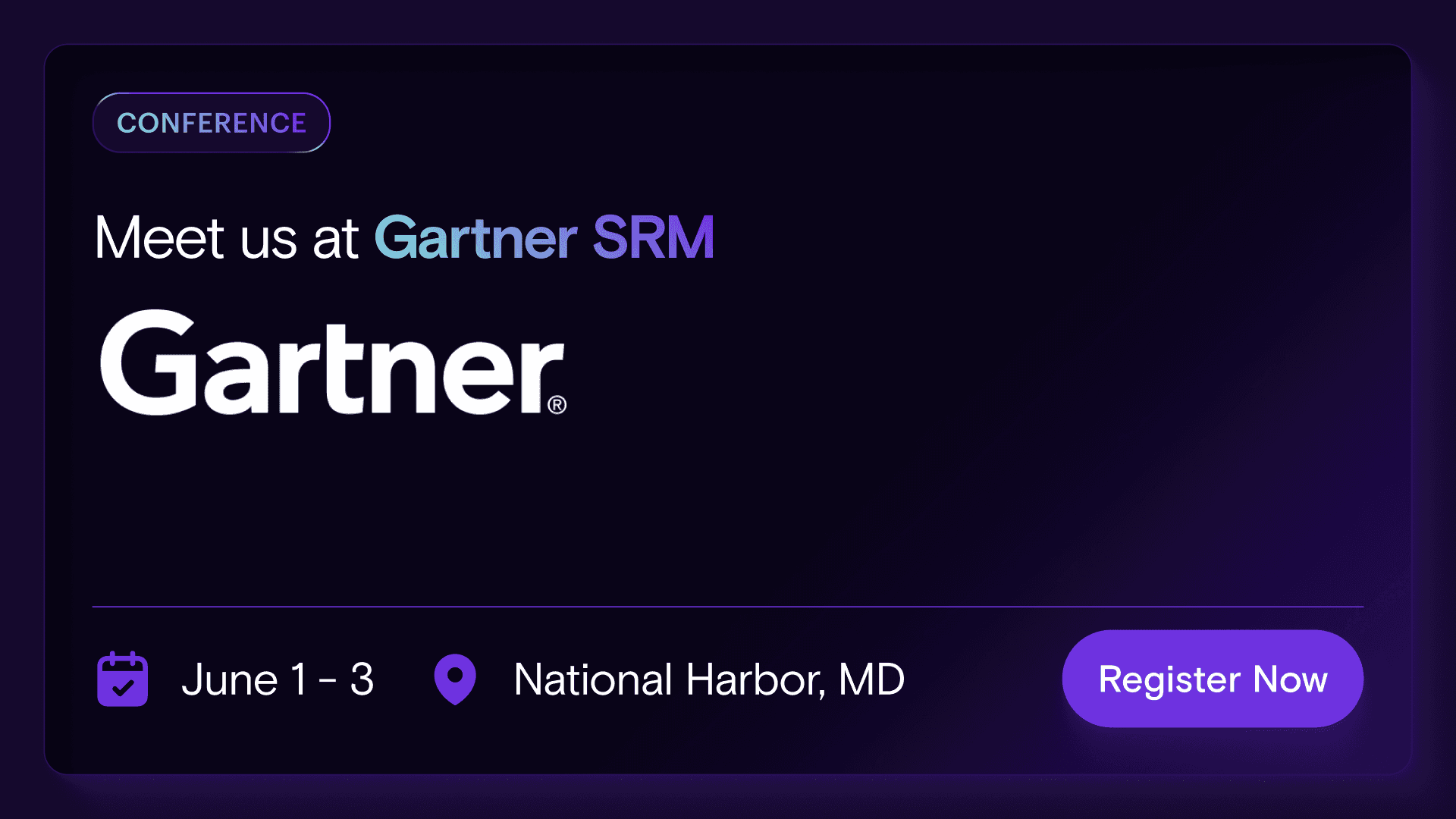 Gartner SRM 2026
