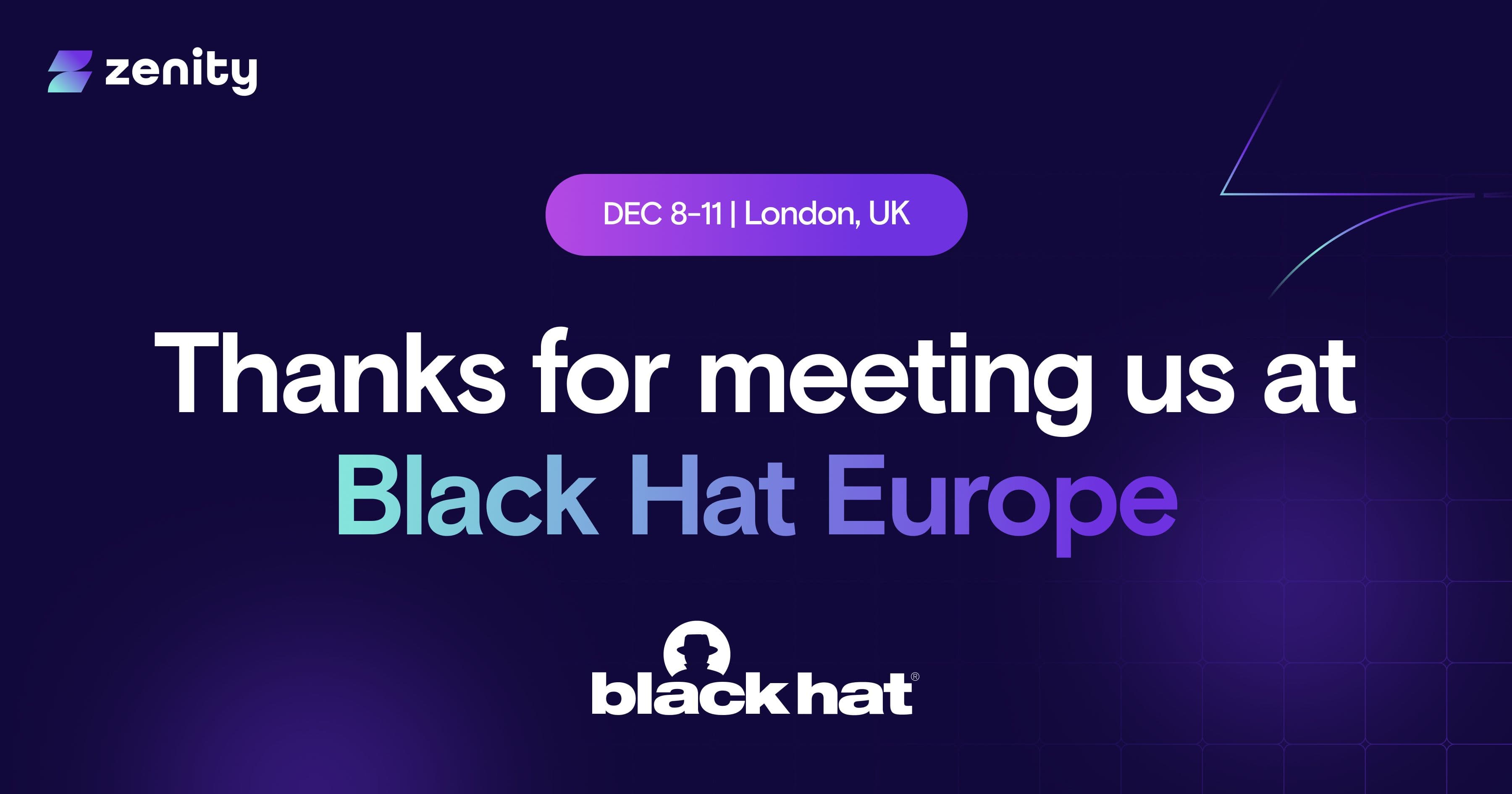 Black Hat Europe 2025